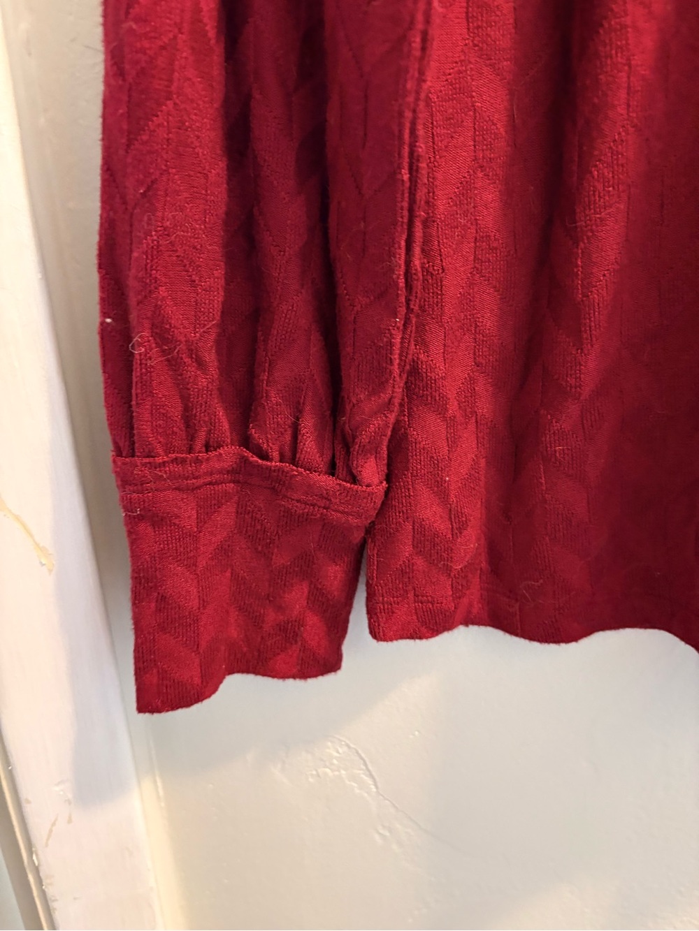 Red Henley - Picture 3 of 5